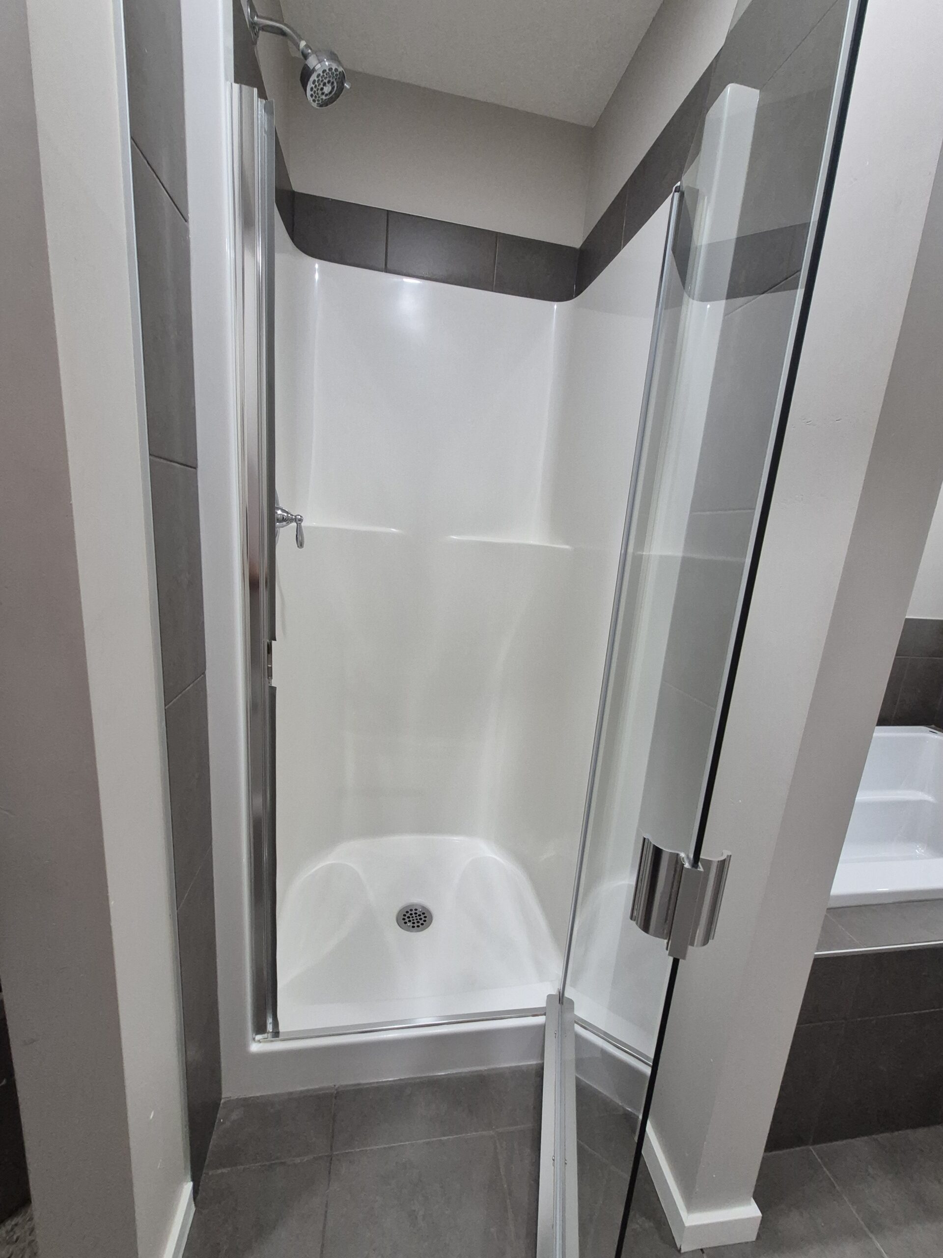 After: polished door and base